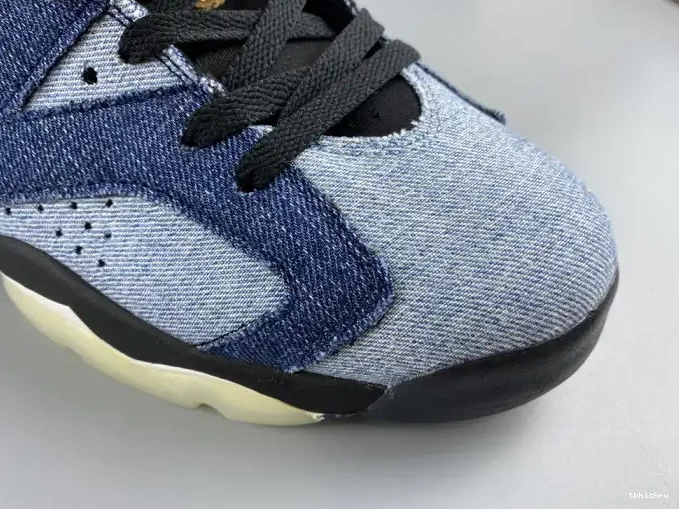 Rep TBK Washed 6 CT5350-401 Air Jordan Denim 0419
